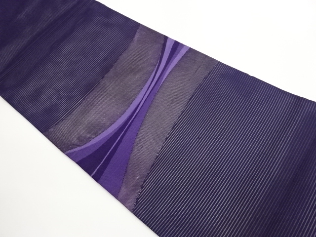 JAPANESE KIMONO / HIRAKI NAGOYA OBI FOR SUMMER / WOVEN CURB 